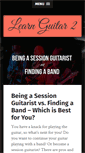 Mobile Screenshot of learnguitar2.com
