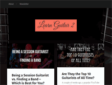 Tablet Screenshot of learnguitar2.com